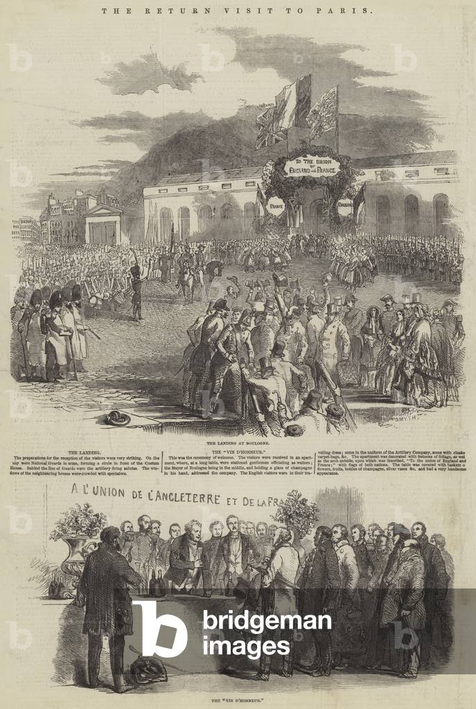 The Return Visit to Paris (engraving)