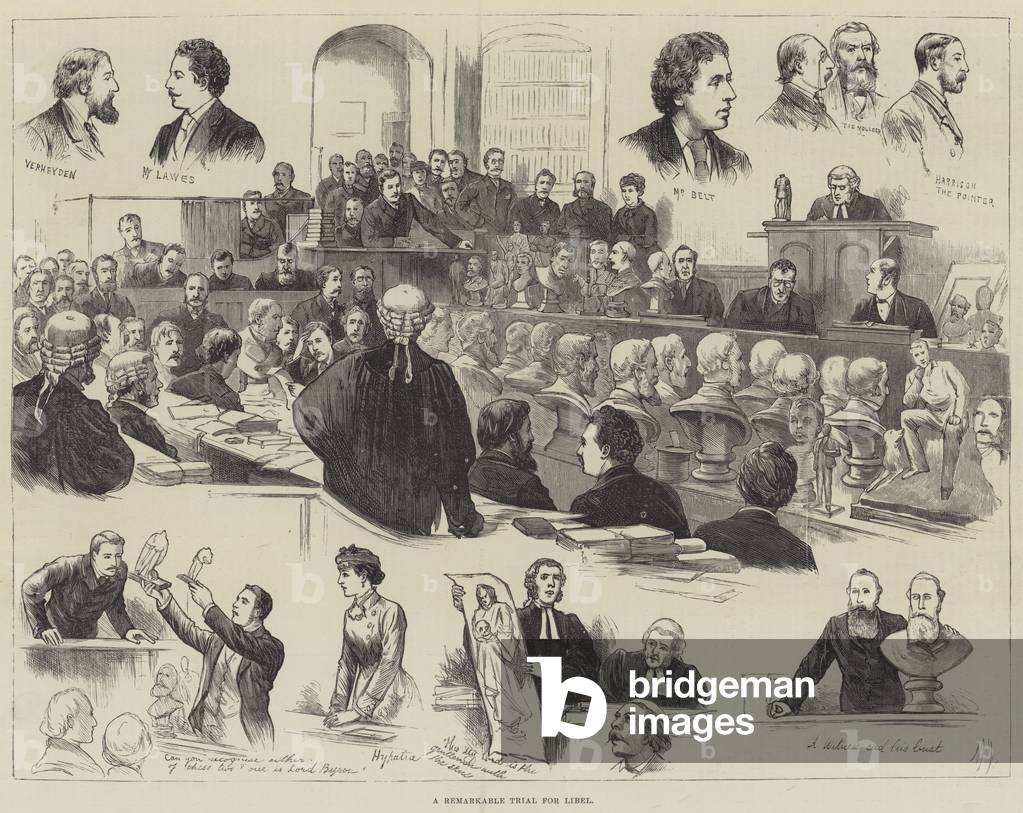 A Remarkable Trial for Libel (engraving)