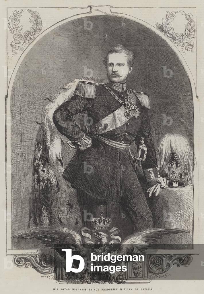 His Royal Highness Prince Frederick William of Prussia (engraving)
