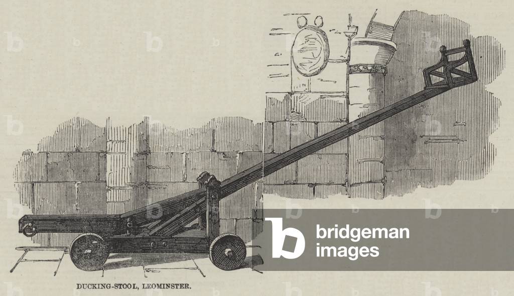 Ducking-Stool, Leominster (engraving)