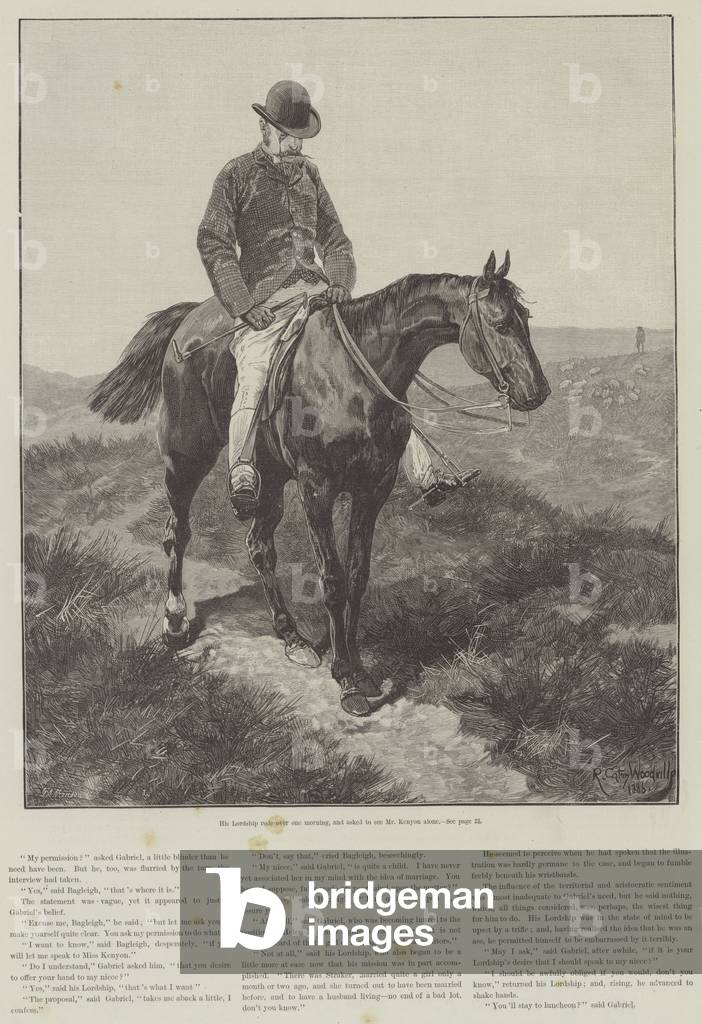 Cynic Fortune, A Tale of a Man with a Conscience, by David Christie Murray (engraving)