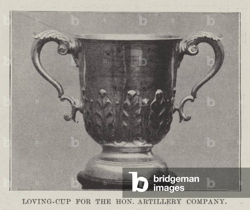 Loving-Cup for the Honourable Artillery Company (b/w photo)