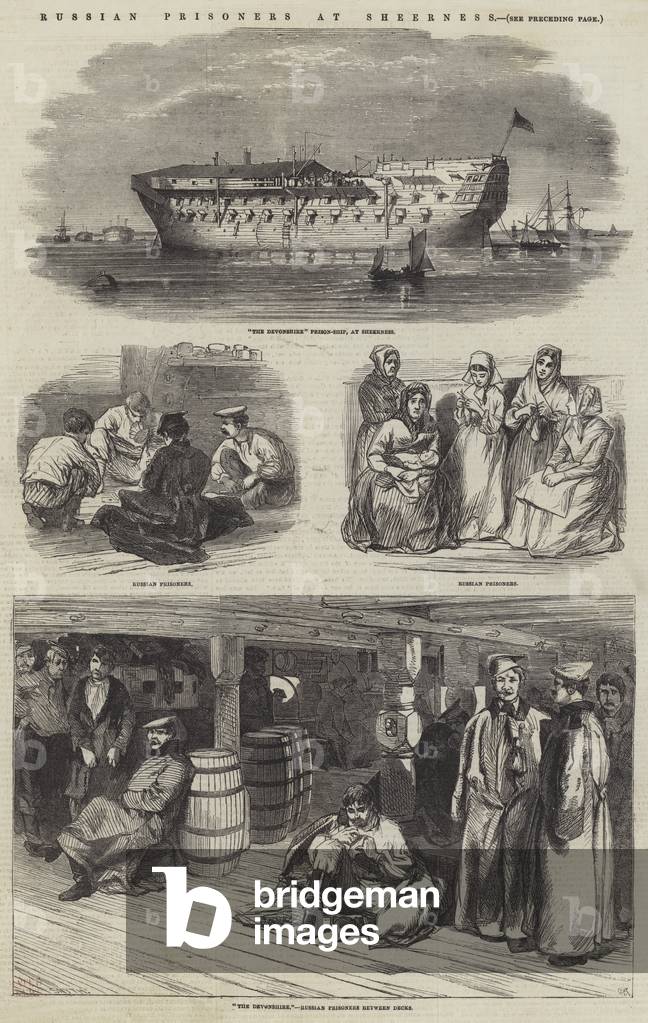Russian Prisoners at Sheerness (engraving)