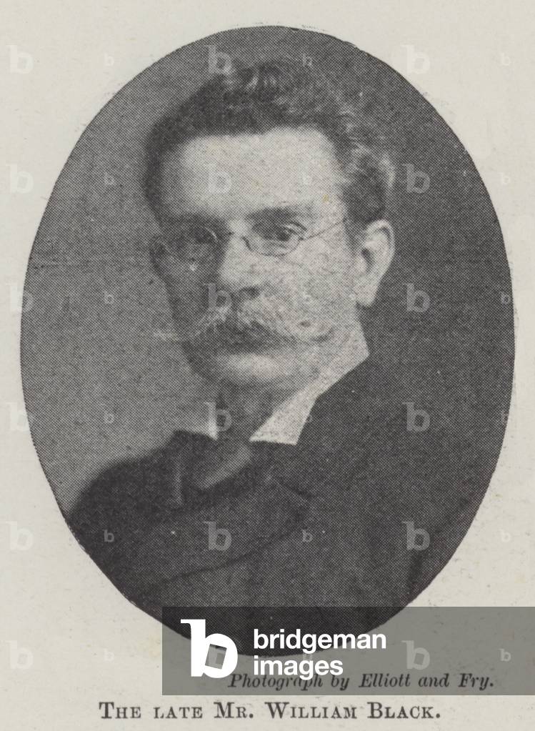 The late Mr William Black (engraving)