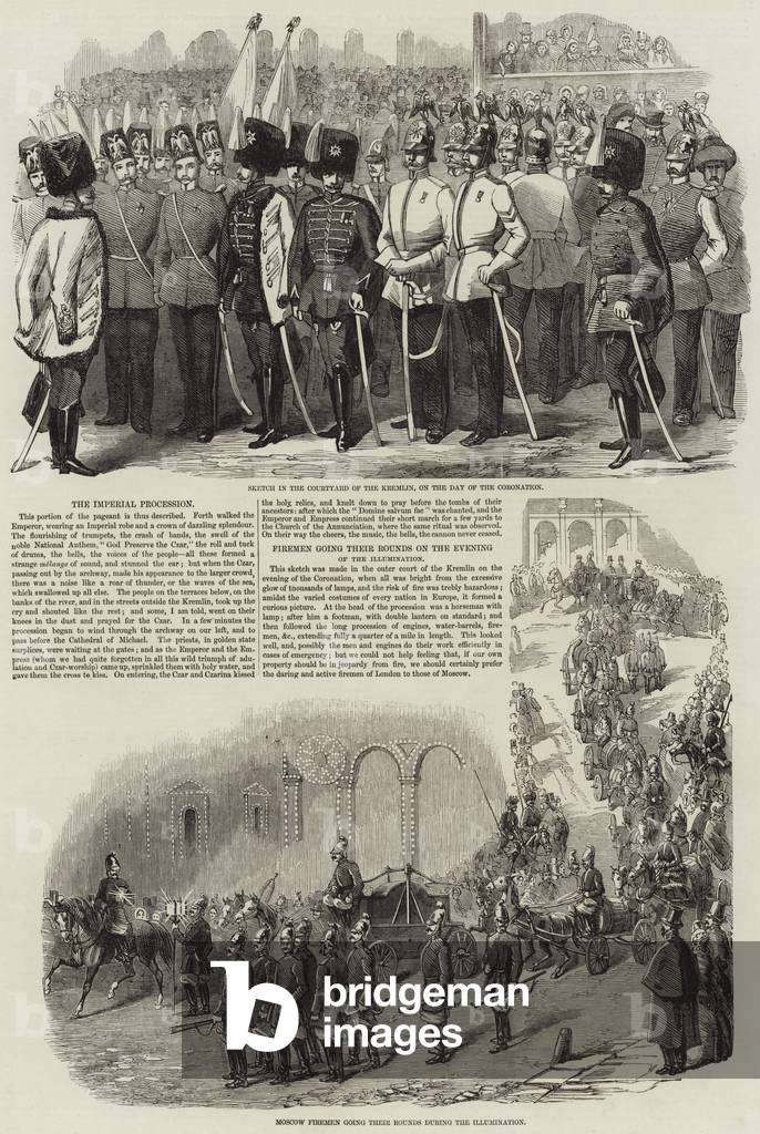 Coronation of the Emperor of Russia (engraving)