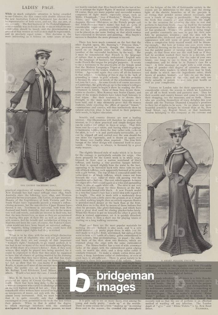 Ladies' Page (litho)