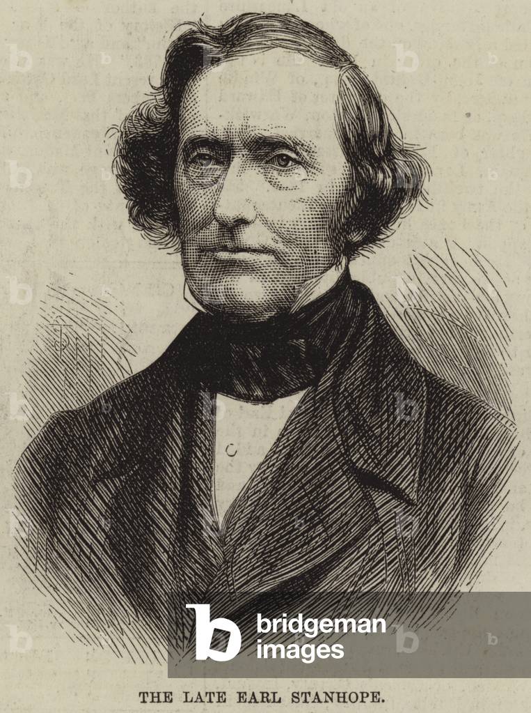 The Late Earl Stanhope (engraving)