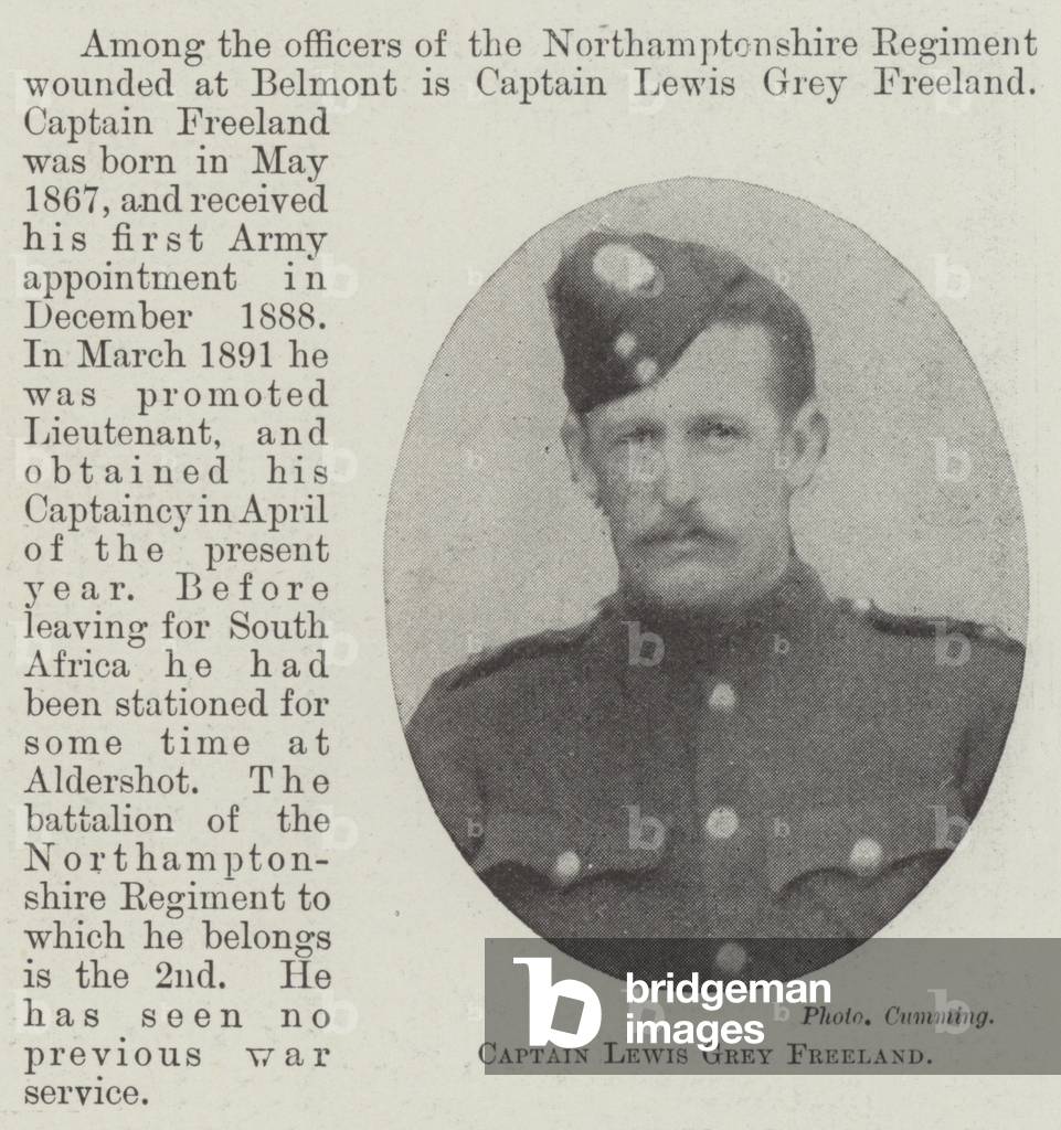 Captain Lewis Grey Freeland (b/w photo)