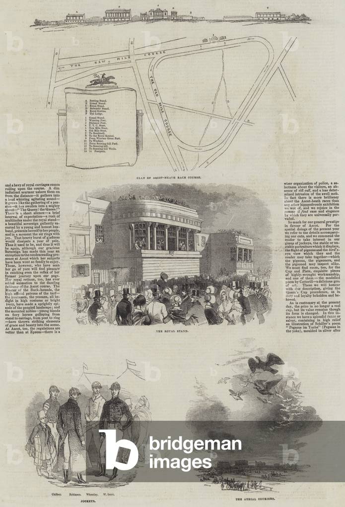 Ascot Heath Races (engraving)