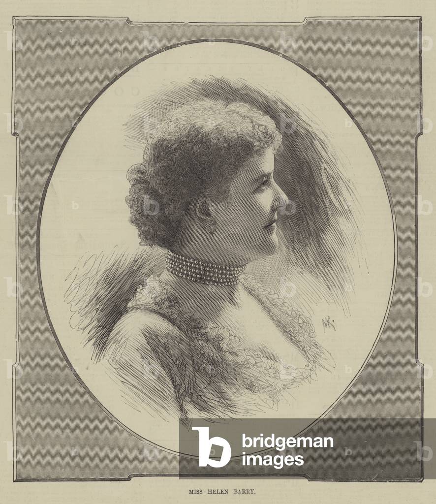 Miss Helen Barry (engraving)
