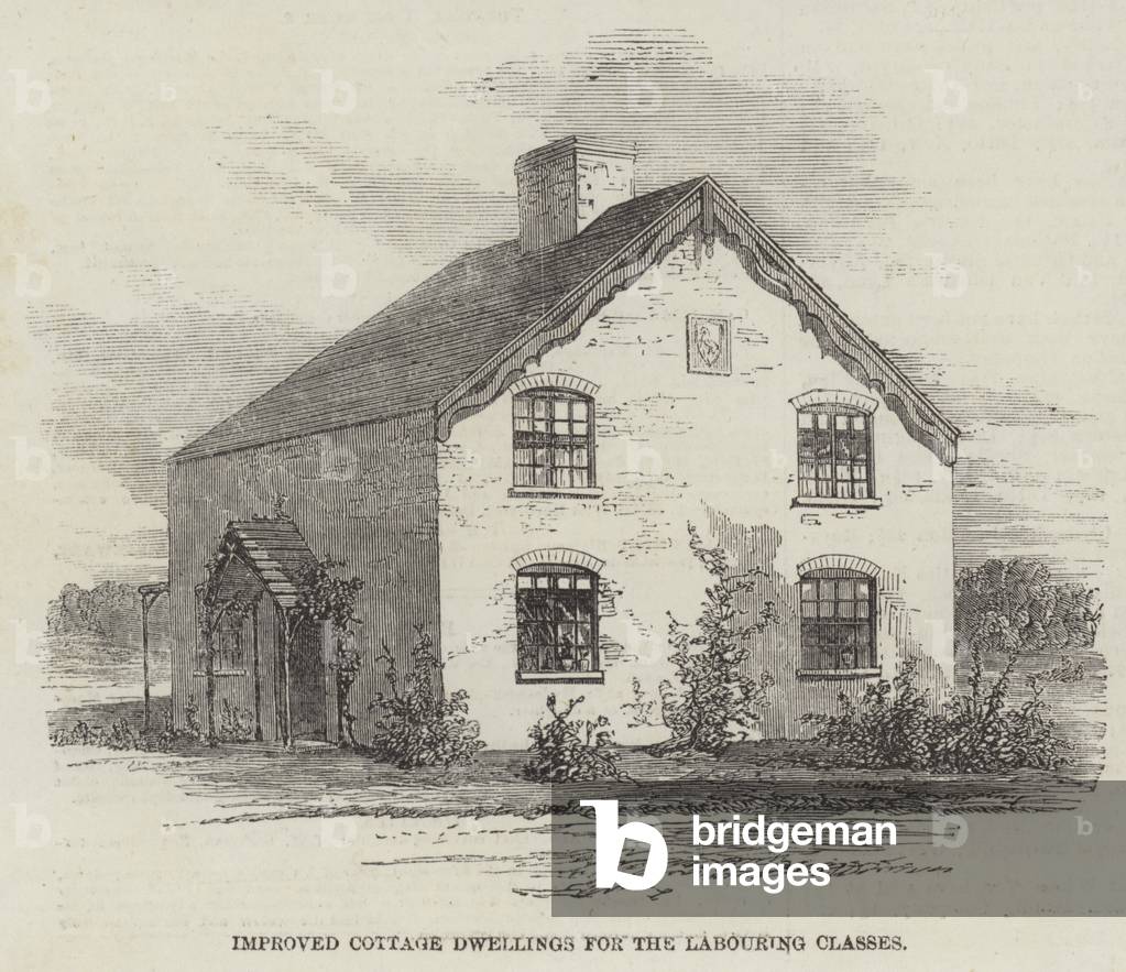 Improved Cottage Dwellings for the Labouring Classes (engraving)
