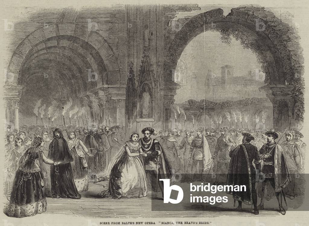 Scene from Balfe's New Opera 