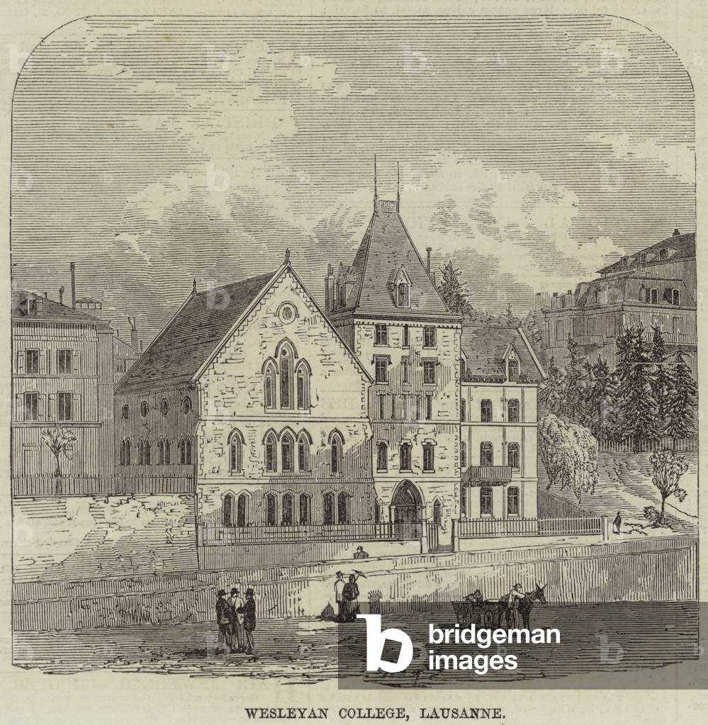 Wesleyan College, Lausanne (engraving)