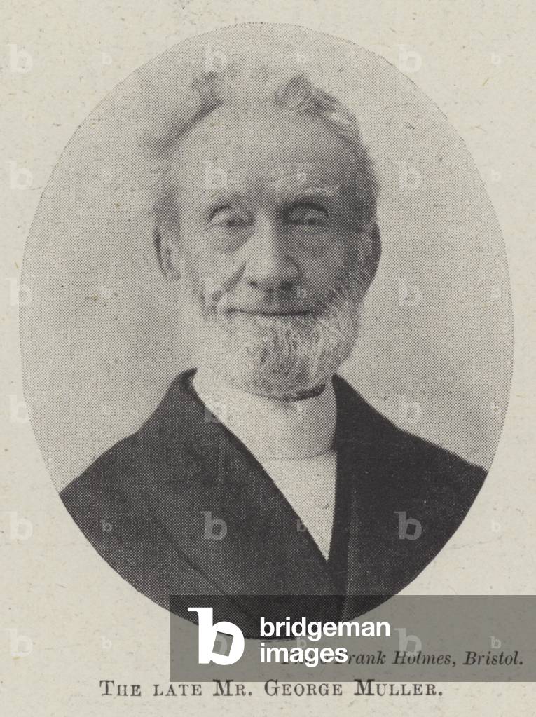 The late Mr George Muller (b/w photo)