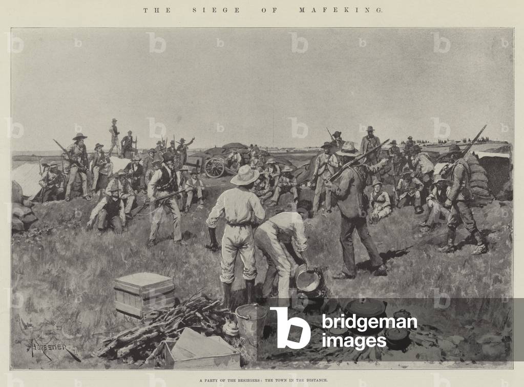 The Siege of Mafeking (litho)