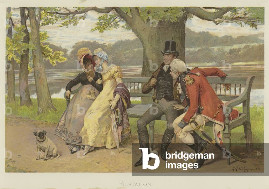 Flirtation (chromolitho)