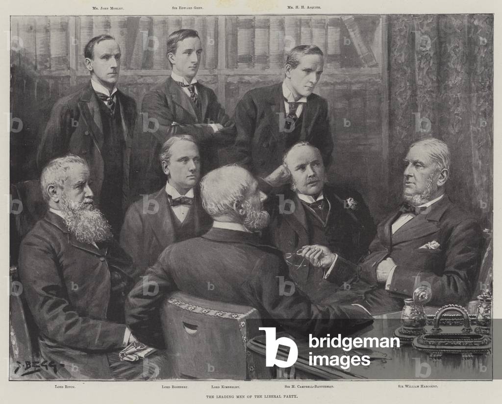 The Leading Men of the Liberal Party (litho)