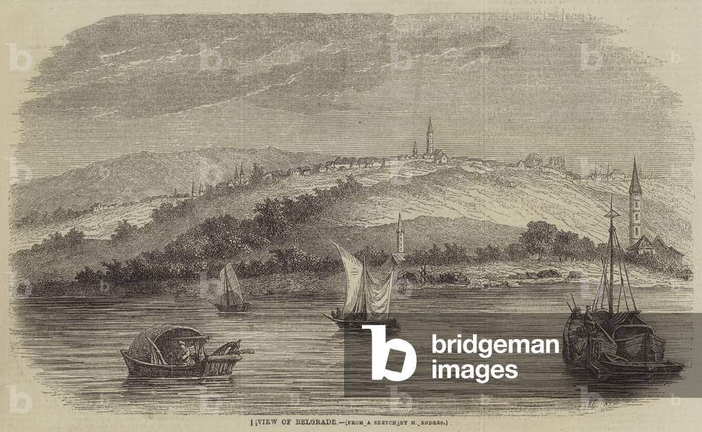 View of Belgrade (engraving)