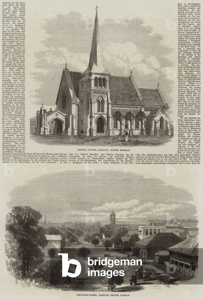 Scenes in Rangoon (engraving)