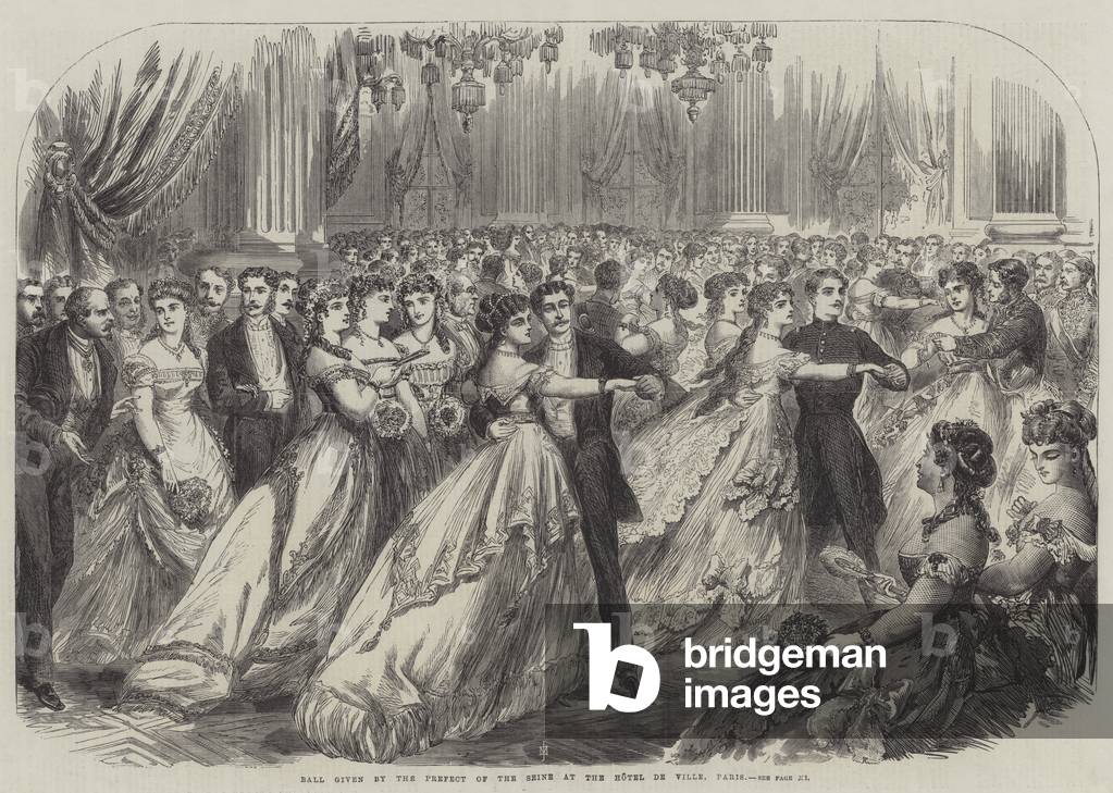 Ball given by the Prefect of the Seine at the Hotel de Ville, Paris (engraving)