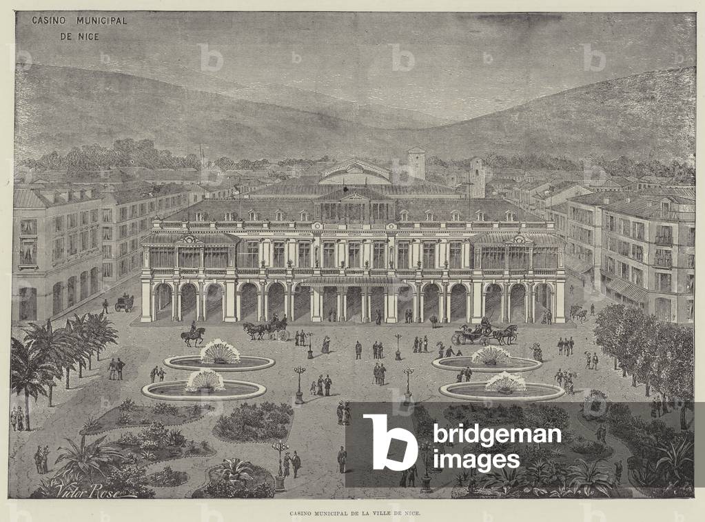 Casino Municipal de la Ville de Nice (engraving)