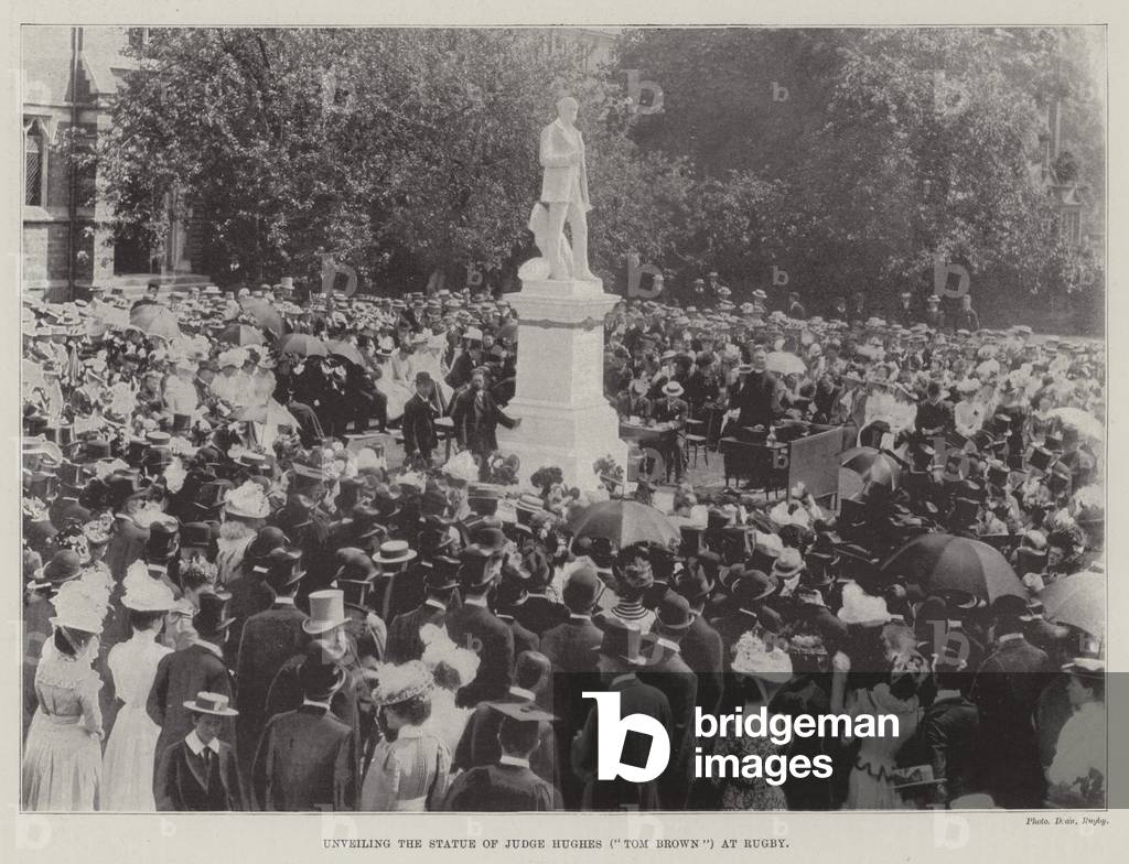 Unveiling the Statue of Judge Hughes (
