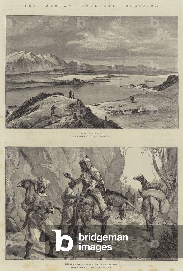 The Afghan Boundary Question (engraving)
