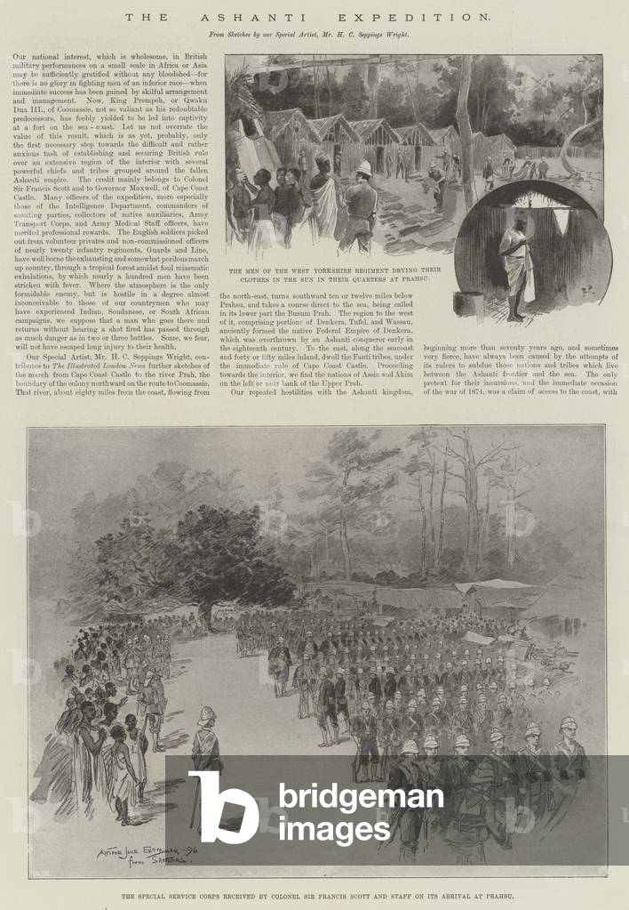 The Ashanti Expedition (litho)