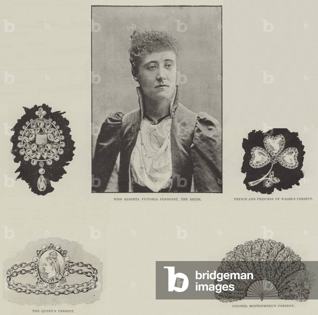 Miss Alberta Victoria Ponsonby's Wedding (engraving)