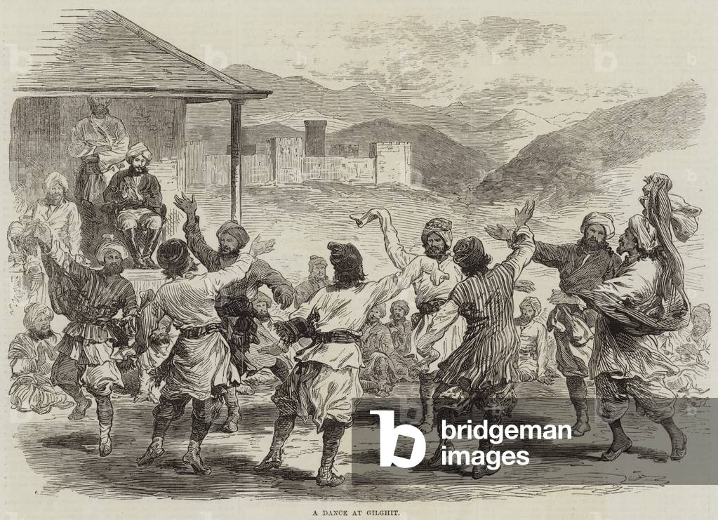 A Dance at Gilghit (engraving)