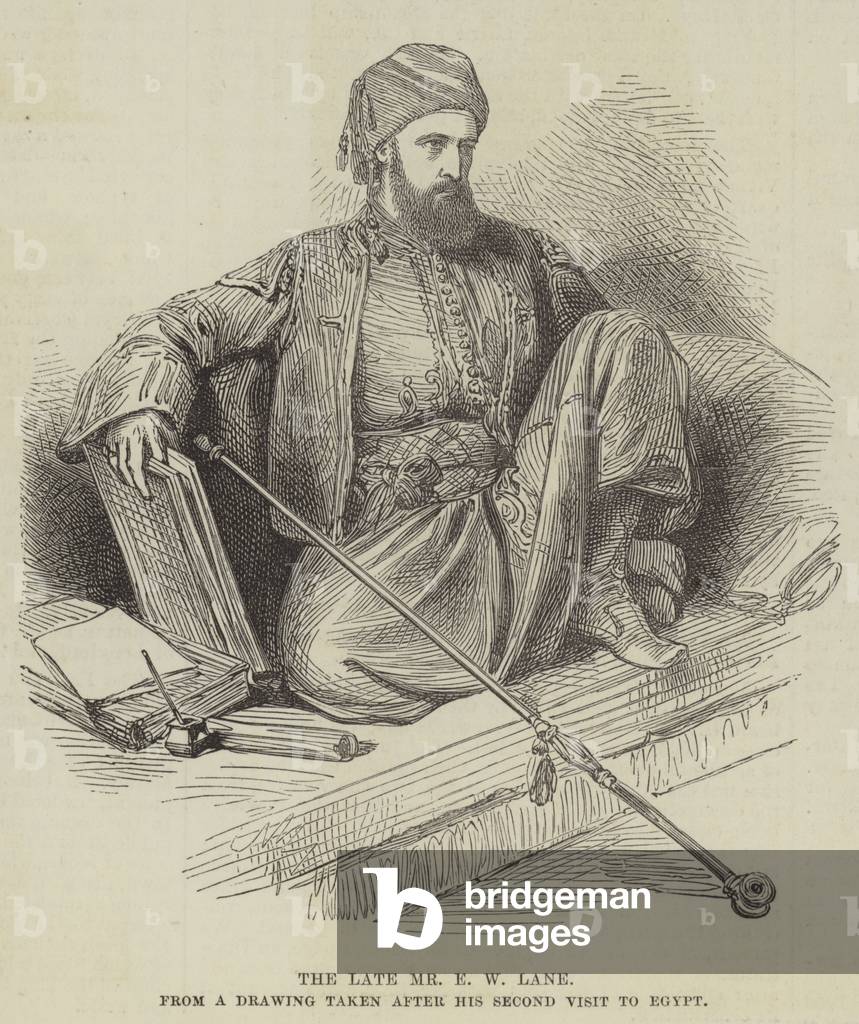 The late Mr E W Lane (engraving)
