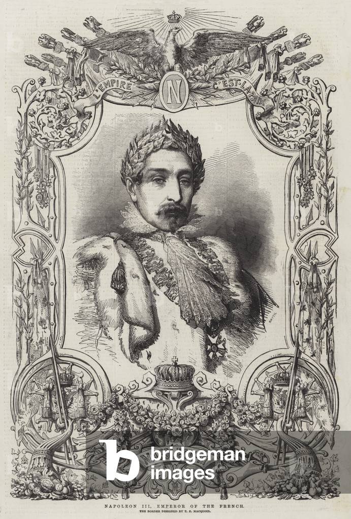 Napoleon III, Emperor of the French (engraving)