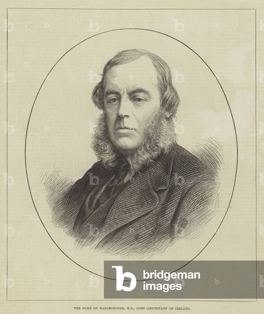 The Duke of Marlborough, KG, Lord Lieutenant of Ireland (engraving)