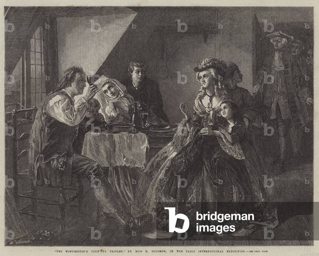 Peg Woffington's Visit to Triplet (engraving)