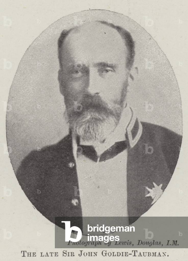 The late Sir John Goldie-Taubman (engraving)