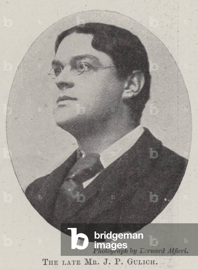 The late Mr J P Gulich (b/w photo)