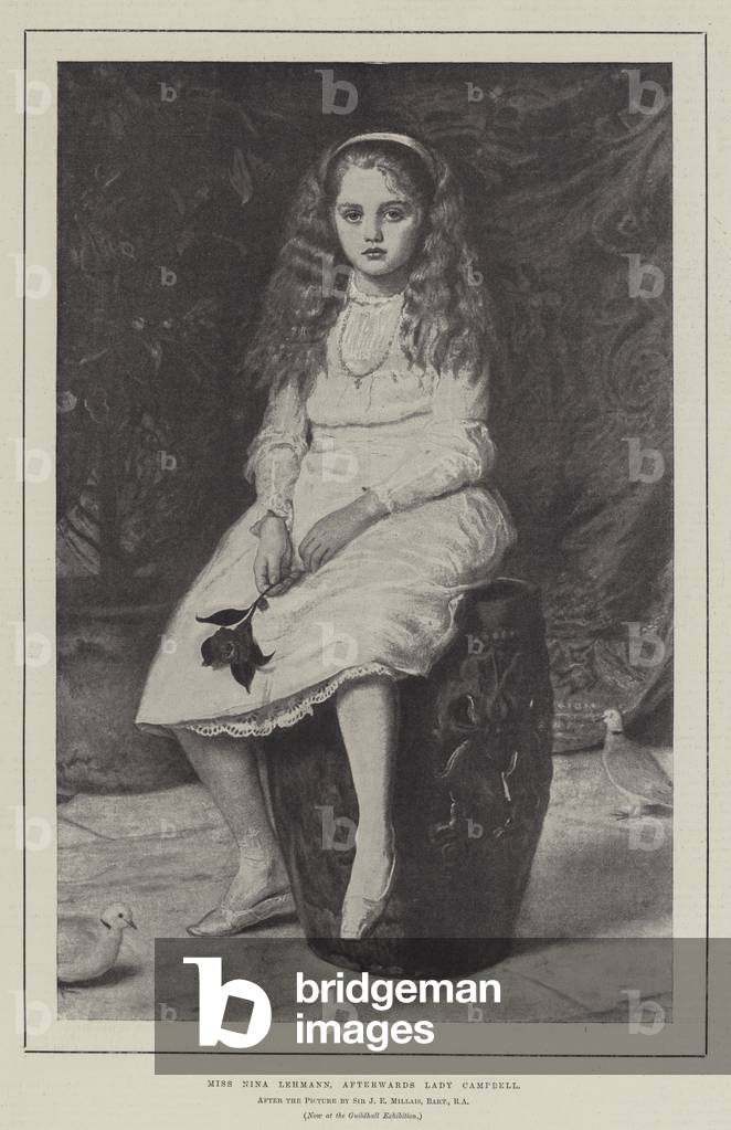 Miss Nina Lehmann, afterwards Lady Campbell (engraving)
