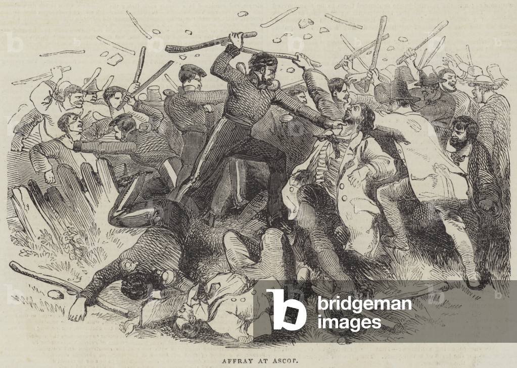Affray at Ascot (engraving)