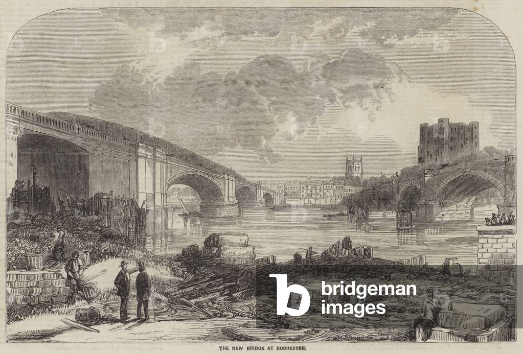 The New Bridge at Rochester (engraving)