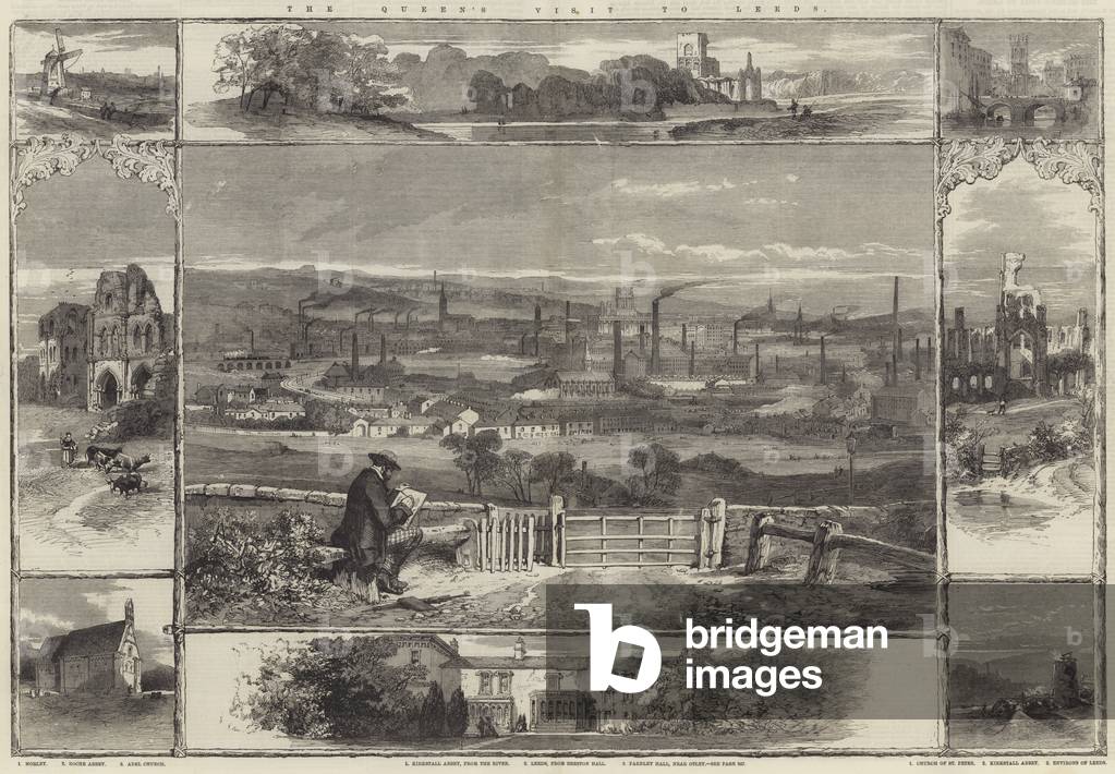 The Queen's Visit to Leeds (engraving)