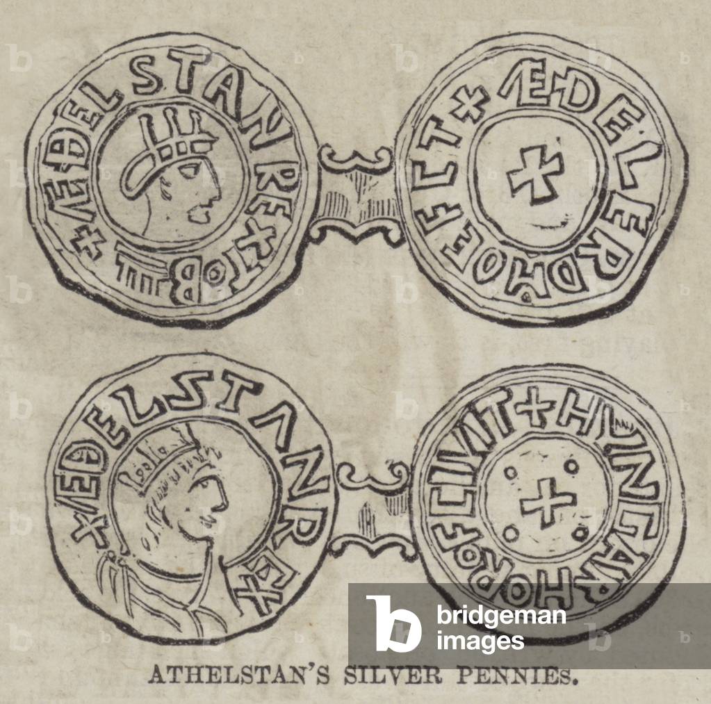 Athelstan's Silver Pennies (engraving)