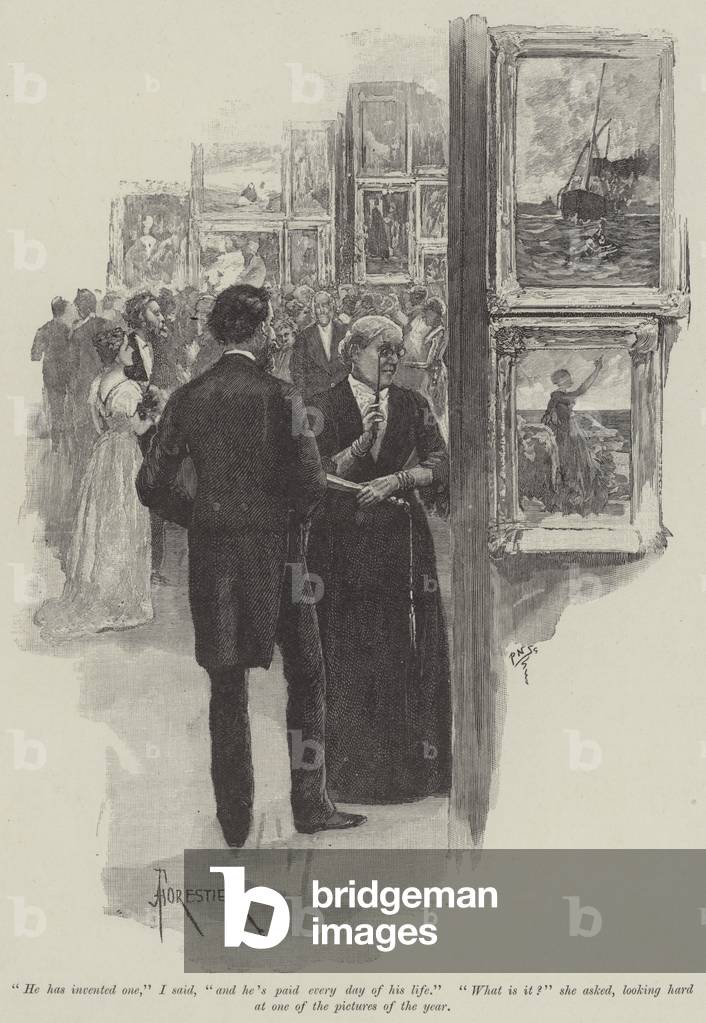 Greville Fane, by Henry James (engraving)