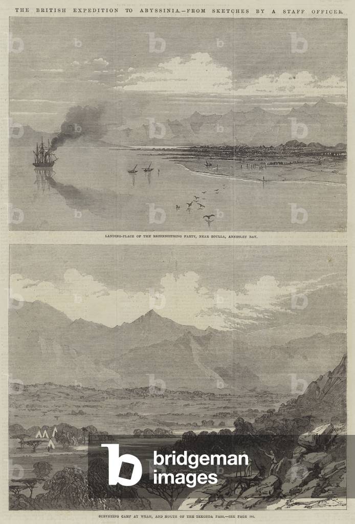 The British Expedition to Abyssinia (engraving)