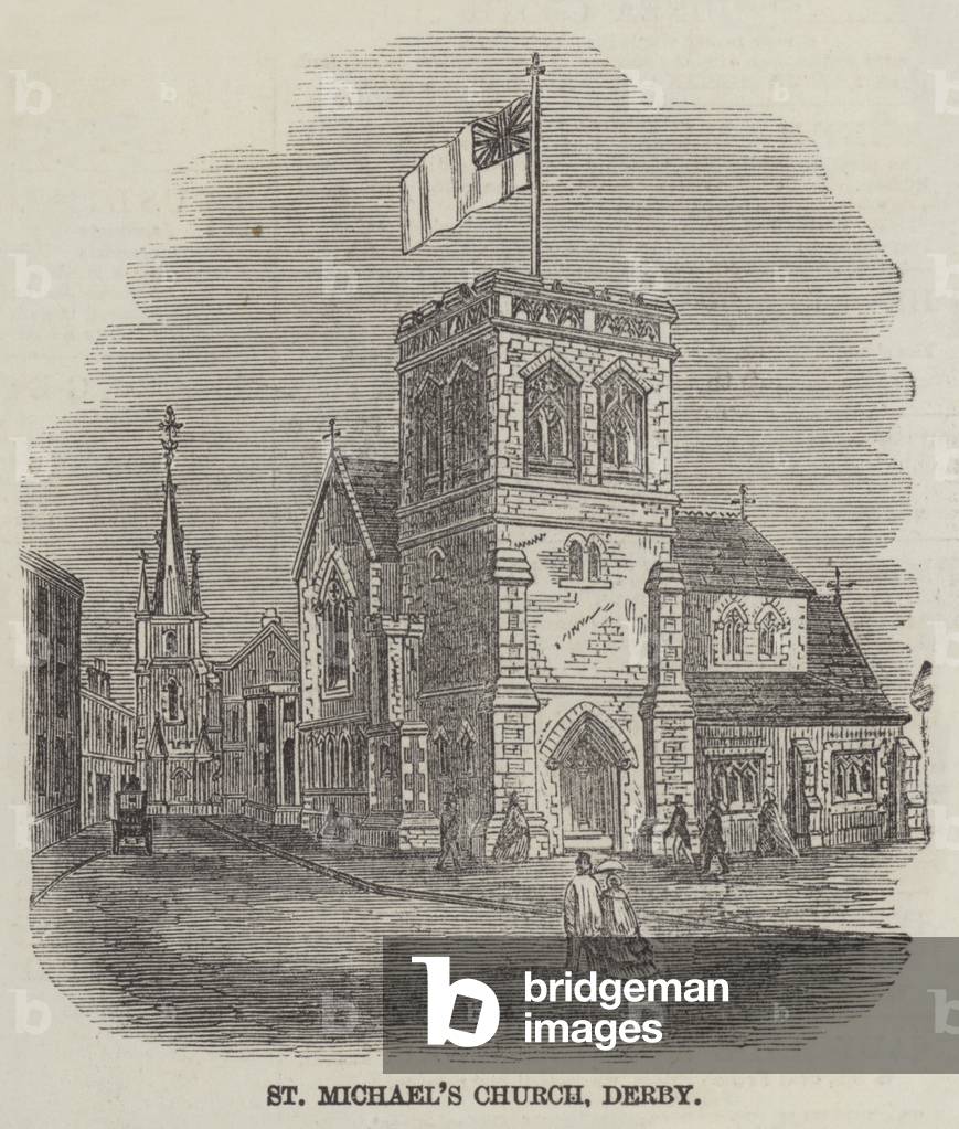 St Michael's Church, Derby (engraving)