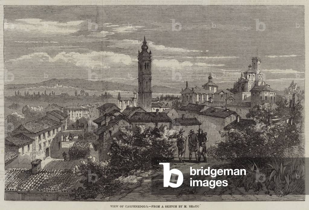 View of Carpenedolo (engraving)