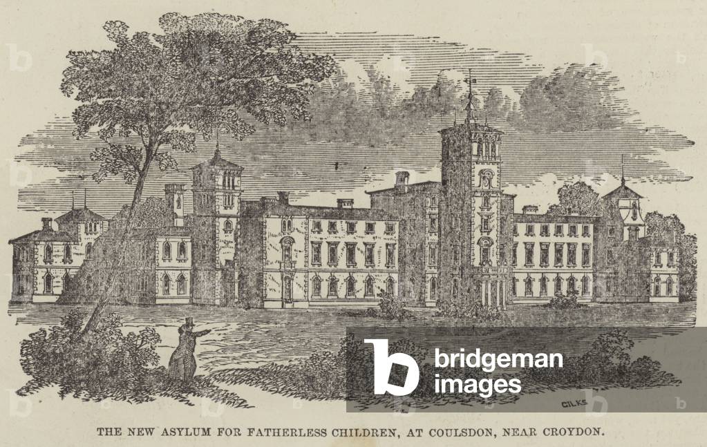 The New Asylum for Fatherless Children, at Coulsdon, near Croydon (engraving)