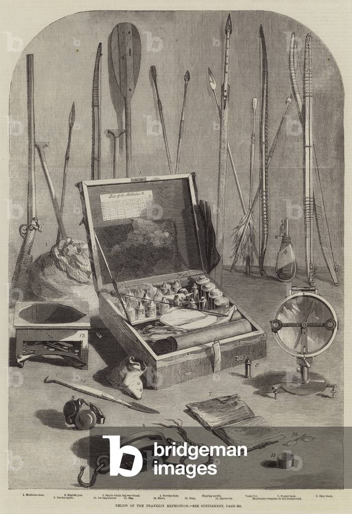 Relics of the Franklin Expedition (engraving)