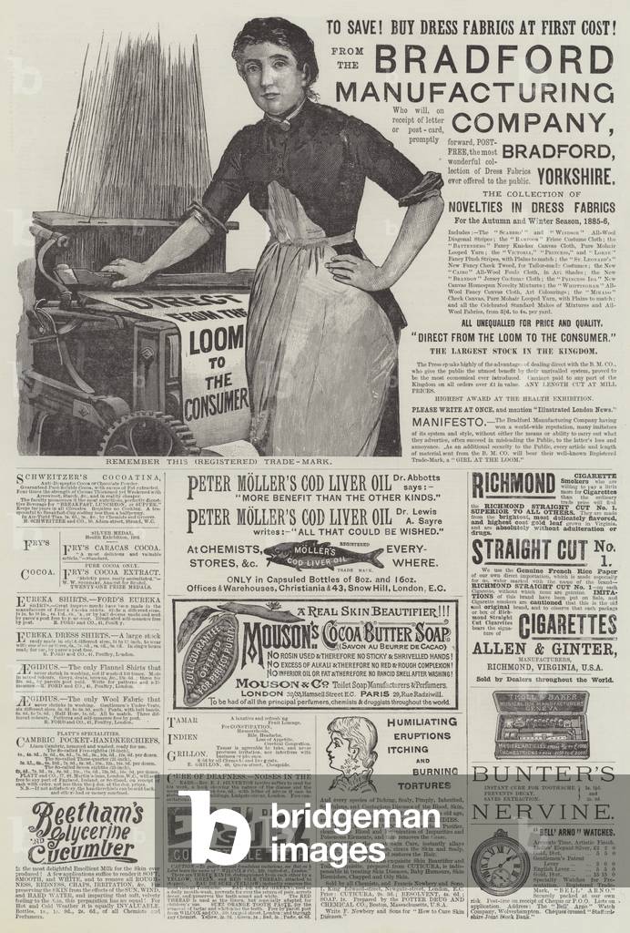 Page of Advertisements (engraving)