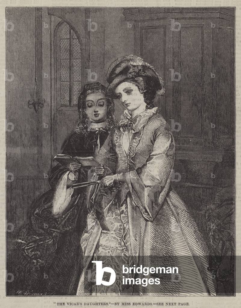 The Vicar's Daughters (engraving)