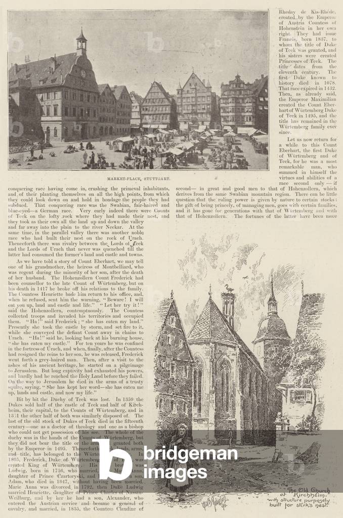 Teck and its Dukes (litho)